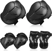 Kids Elbow Pads Wrist Guards for Girls Boys Adjustable Protective Gear Set for Sport Cycling Bike Roller Skating Scooter