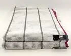 DKNY 2Pc 34" x 64" 100% Cotton Set of Bath Sheet / Towels Striped New