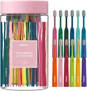 KUNDAL Deep Clean Toothbrush for TODDLERS 12-SET Ergonomic design