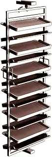[goldlin] Shoe Rack for Entryway,Wall Hidden Shoe Cabinet,Shoe Organizer,Narrow Shoe Rack Cabinet for Entryway,for Heels,Boots,Slippers,Free Standing Shoe Rack,Entrance Hallway(12 Floors)