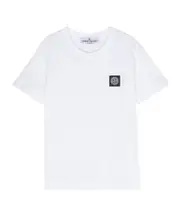 Stone Island Junior Compass-Patch Crewneck T-Shirt 8Y,6Y,4Y,6,14Y,2Y,12Y,10Y white