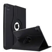 For Apple iPad Pro 11 2021 Cover, iPad Pro 3rd Generation 2021 Leather Smart 360 Rotate Flip Stand Case Cover (Black)