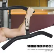 LAT Pull Down Bar, 48cm Attachment for Cable Machine, Exercises Tricep Back