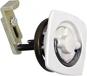 Perko 0932DP1WHT Flush Mount Latch - White