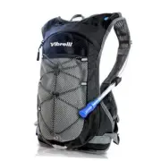 Hydration Pack & 2L Hydration Water Bladder - High Flow Bite Valve - Black