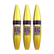 3 x Maybelline Colossal Big Shot Volum' Express Mascara 9.7mL - 223 Blackest Black