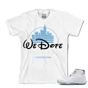 Tee to match Air Jordan Retro 11 Legend Blue. We Dope Tee