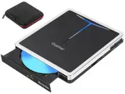 External Blu Ray Drive, USB C Blu Ray Burner Portable Bluray DVD Player BD Re...