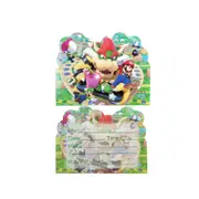 10PC Super Mario Invitation Cards Party Supplies Birthday Decorations