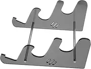 LALADEFIEE Acrylic Keyboard Display Stand Holder for Desk with Tilted Design Lightweight and Durable for Home and Office Use Reduces Hand Fatigue