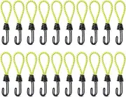 Veulrn Tent Elastic Rope Hook Multifunctional Outdoor Camping Rainproof Tent Fixing Rope Tent Rope Tie Quick Buckle Hook,Yellow