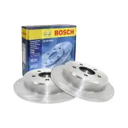 2Pcs Bosch Rear Disc Brake Rotors for Alfa Romeo Giulietta TB 940 1.4L 2.0L