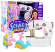 Sewing Machine Toy Beginner Portable Motorized Learn Fabric Thread Tape Stuffing