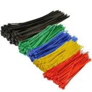 TopzoneÂ Assorted Color Nylon Cable Zip Ties Self Locking 250-Piece