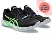 ASICS SKY ELITE FF 2 1051A064 005 Black Lime Burst Men Volleyball Shoes US7.5-14