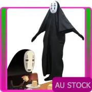 Adult Child Spirited Away Kaonashi No Face Costume Faceless Cosplay Halloween