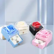 Rose Drawer Jewelry Box Ring Earring Necklace Display Gift Boxes Storage-Wedding