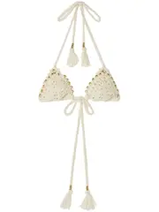 [Alanui] Cape Jasmine bikini top S Neutrals