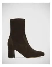 [Wittner] Kaci Stretch Suede Ankle Boot in Chocolate