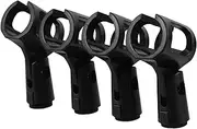 4pcs Microphone Clip Holder Versatile Microphone Mount Clamp for Secure and Adaptable Use Lightweight and Portable Design for Various Scenarios