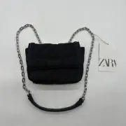 Zara Women's Handbag Purse Crossbody Chain Strap NWT…
