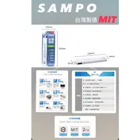 在飛比找蝦皮購物優惠-💥福利品 SAMPO聲寶 單切5座3孔USB延長線