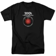 2001 A Space Odyssey Hal T Shirt Mens Licensed Classic TV Show Black