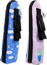 HAPINARY Bottle Cooler Bag Insulated Bottle Bag for Travel Keep Milk Warm Sturdy Polyester Pattern