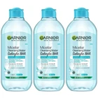 3X400ML Garnier Skin Natural Micellar Cleansing Water Acne skin Makeup Remover