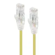 Alogic 2M Yellow Ultra Slim Cat6 Network Cable 28Awg Series Alpha