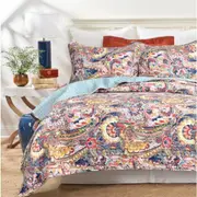 Christie 100% Cotton Quilted 3 pcs Bedspread Coverlet Set King