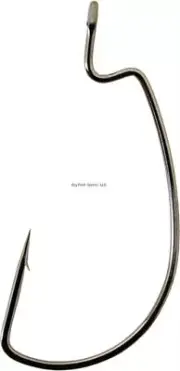 Gamakatsu Deep Throat Extra Wide Gap Worm Hook #2/0 Ringed Eye NS BL 6/Pk 242412