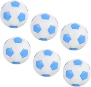 Kisangel 6pcs Mini Table Soccer Balls Replaceable Foosball Balls for Tabletop Game Family Entertainment Compatible with Standard Tables for Fun Activities