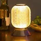 AU LED Cordless Table Lamp Innovative Stylish Rechargeable Crystal Desk Lamp