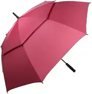 Umbrella Automatic Open Golf Umbrella Extra Large Oversize Double Canopy Vented Windproof Waterproof Stick Umbrellas Umbrellas