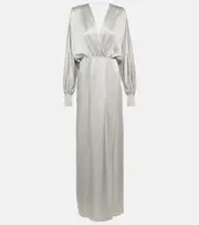 [Max Mara] Max Mara Bridal Vociare silk satin gown UK 2 white