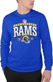 Junk Food x NFL - Mighty - Officially Licensed Adult Long Sleeve T-Shirt Royal Blue