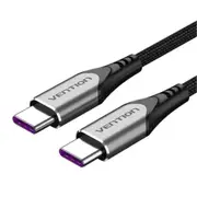 Vention TAEHH 5A USB-C Cable - 2m - Gray USB 2.0 - Aluminum Alloy [TAEHH]