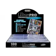 Ultra Pro 9 Pocket Pages Platinum Series (100 Pages) Box