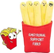 Emotional Support Fries,Emotional Support French Fries Emotional Support Plush Stuffed Plush Toy Funny Food Pillow for Kid
