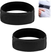 [Xolixorium] 2Pcs No Buckle Elastic Belts – Adjustable Invisible Waist Belt for Men & Women, Comfortable Buckle-Less Stretch Belt for Jeans, Pants, Dresses, Outdoor & Casual Wear