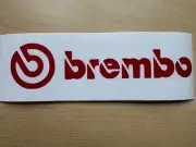 BREMBO_Decal/Vinyl _FERRARI RED_MATTE_ROSSO_CORSA_for cars 6x1.5in
