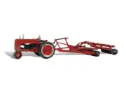 Woodland Scenics 1/87 HO Scale TRACTOR & DISC farm equipment AutoScenes AS5564