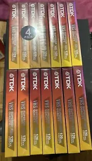 14 New Blank Superior Quality TDK T-120 RV VHS Video Cassette VCR