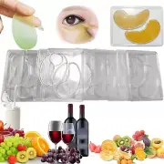 12Pcs DIY Under Eye Patches Molds Safe Healthy Mask Patch Tray Plate