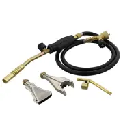 Hand Held Torch Head Propane Torch Kit - 50In Handheld Torch with Hose and Repla