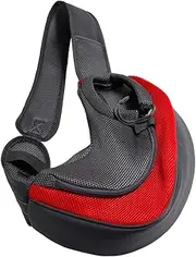 Labymos Dog CER Pet Sling CER Outdoor Shoulder Bag -Body Back Pet Dog Sling CER Breathable Mesh Travel Safe Small Dog Puppy Cat Carrying Bag Purse Pouch Hiking Front