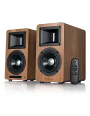 [AirPulse] Wireless Active Bookshelf Speakers A80 in Brown
