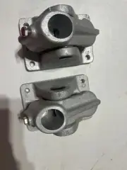 lot of 2 bolt down marine heavy duty rod holders hinge action