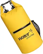 [BESPORTBLE] Inflatable PVC Gear Bag Floating Swim Buoy for Rafting Kayaking Boating Fishing Camping Rescuing Durable Mesh Fabric